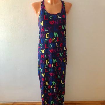 NOVO! H&M pamučna maxi haljina vel. 36, NOVO