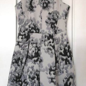 Svečana haljina sa srebrnim šarama