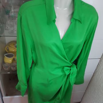 H & M ZELENA HALJINA NA PREKLOP M