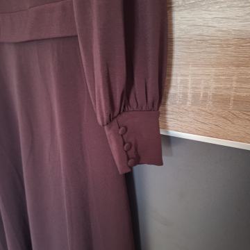 Haljina bordo boje H&M, L