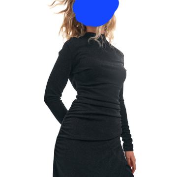 Haljina crna sa sjajem, veličina L