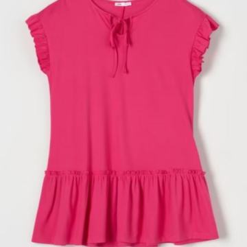 SINSAY ROZA HALJINA S VOLANIMA VEL.42 /44 - NOVO