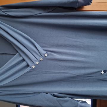 haljina duga boja petrolej