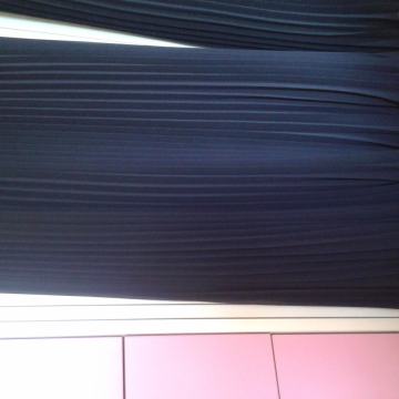 Haljina duga crna plisir