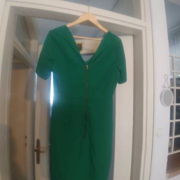 Haljina krasna zelena boja, H&M, vel. 38