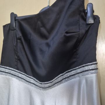 Haljina plavo bijela XL