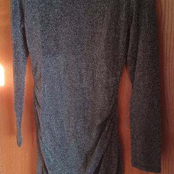 Haljina srebrna sa sjajem, veličina L