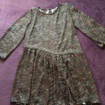 Nova haljina/tunika dugih rukava na prugice