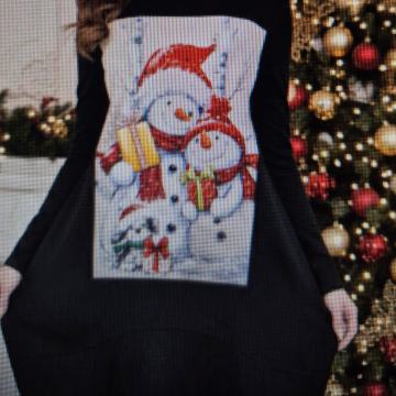 Image Haddad blagdanska haljina snjegović, vel S/M