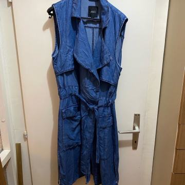 Jeans haljina na preklop