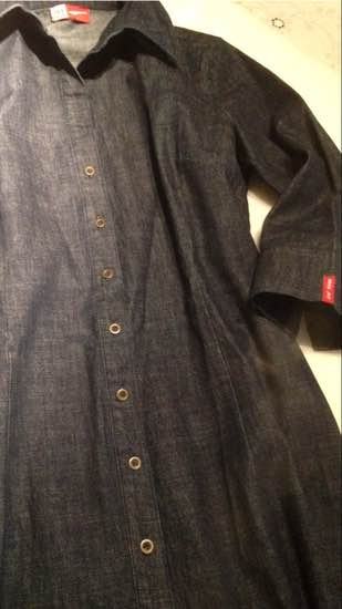 JENNYFER traper haljina košulja traperice tamni jeans