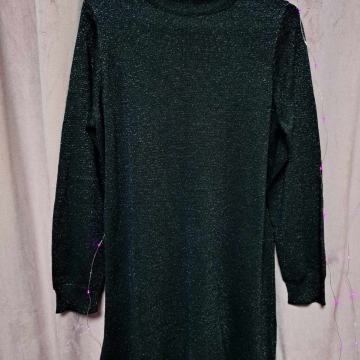 KIABI crna šljokasta haljina