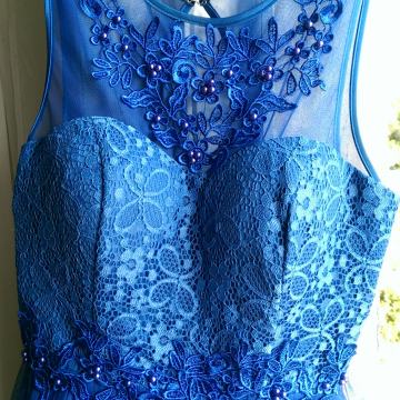 Kraljevsko plava haljina