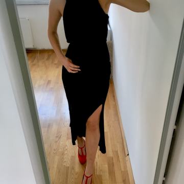 LJETNA CRNA HALJINA DO PODA