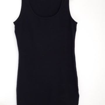 Ljetna crna haljina tunika 40/42