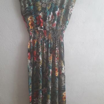 Ljetna cvjetna duga haljina 36 38