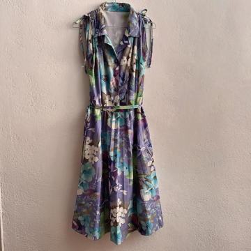 Ljetna cvjetna plisirana haljina 36 38
