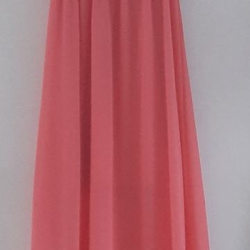 Ljetna maxi haljina boje koralja 38 novo