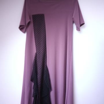 Ljubičasta haljina 36 38 novo