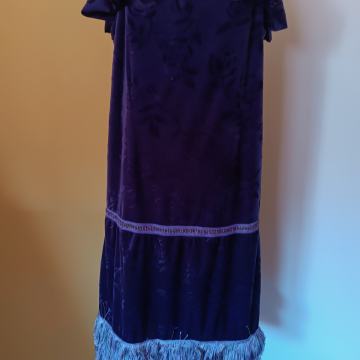 LJUBIČASTA HALJINA S RESAMA 44/46