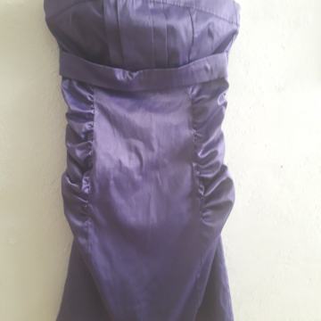 Ljubičasta satanska mini uska haljina 36