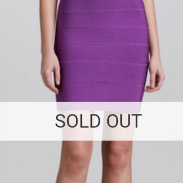 Ljubičasta sexy bandage Herve Leger haljina 36