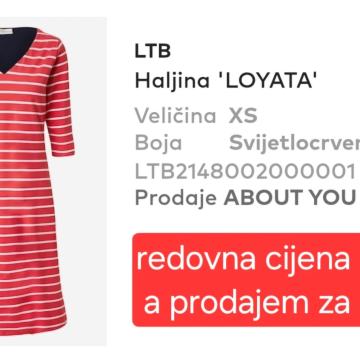 LTB haljina, XS - NOVO