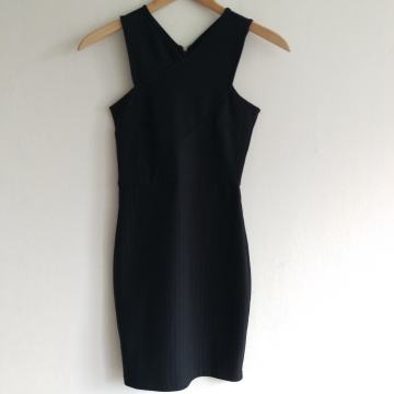 Mango crna pencil haljina XS