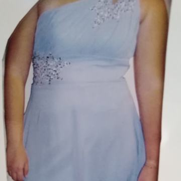 Svečana haljina na jedno rame, dugačka