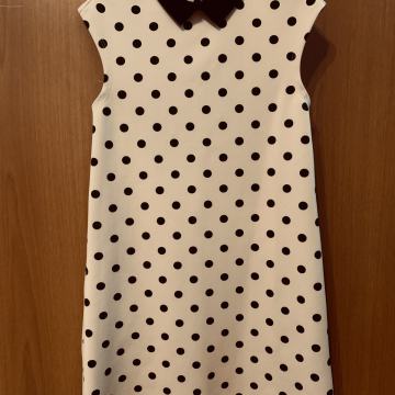 Mini haljina bež s tufnama Mohito XS