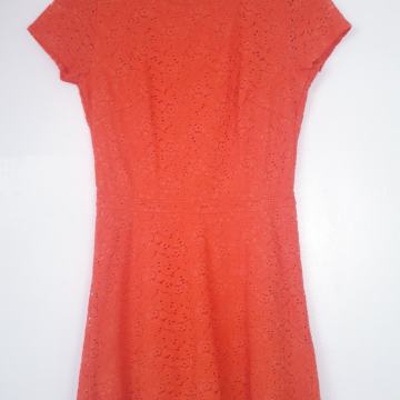 Narančasta čipkana ljetna haljina Sinsay 40 novo