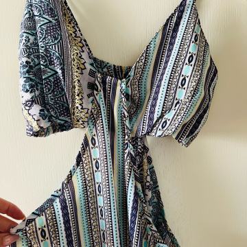 NATURA cut out duga ljetna haljina