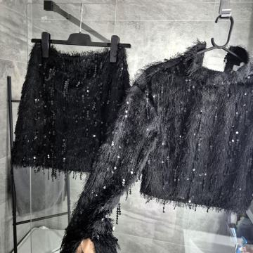 Novogodisnji kompletic minica i bluza, vel S