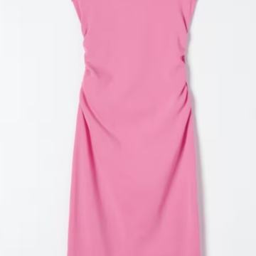 Pamučna roza haljina vel XL- NOVO