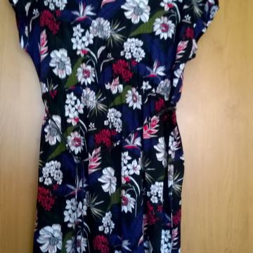 NOVA PLAVA CVJETNA HALJINA "MANA" - VEL.L