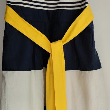 Plavo bijela ljetna haljina