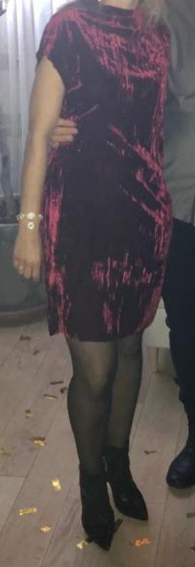 Prodajem plišanu haljinu, vel S