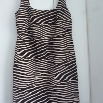 Rastezljiva prugasta haljina za ljeto-NOVO