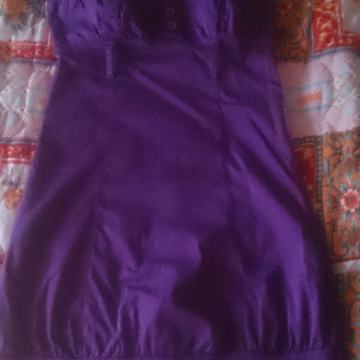 SAMOSTOJEĆA HALJINA S 36 BEZ NARAMENICA GOLA RAMENA LJUBIČASTA