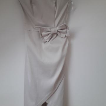 Satenska koktel mini haljina