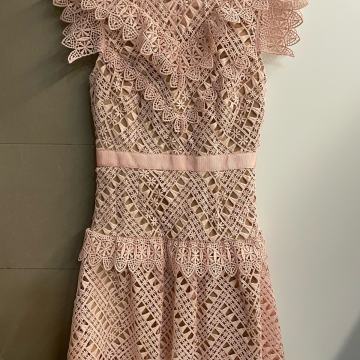 Self-Portrait roza haljina XS/S