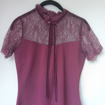 Sexy haljina sa čipkom 36