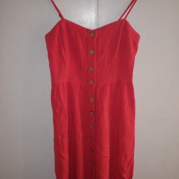 ŠIROKA LANENA / PAMUČNA HALJINA 38 - 40 M