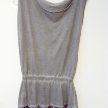 Siva haljina tunika Bershka 36