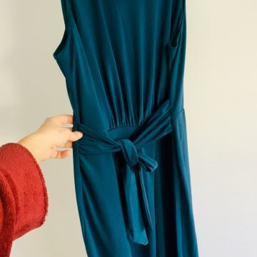 SMARAGDNA HALJINA DO KOLJENA, vel.L, XL