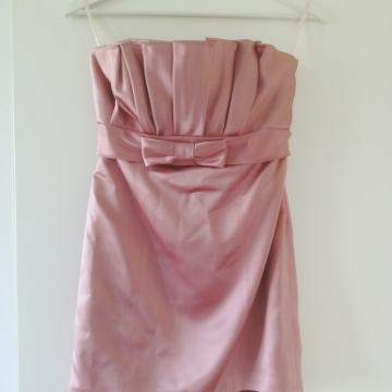 Sposa roza svečana kratka haljina haljinica 34 XS