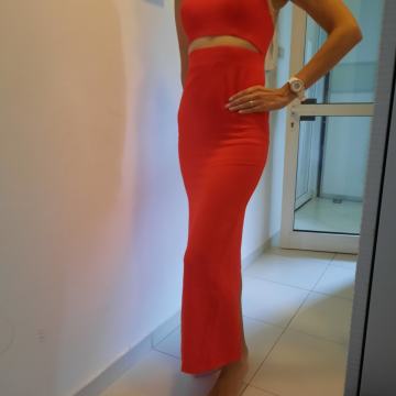 Crvena sexy haljina NOVO