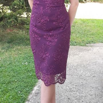 Svečana ljubičasta haljina