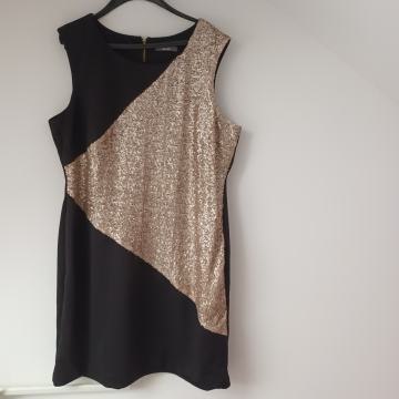 Svečana haljina tunika šljokice novo 38