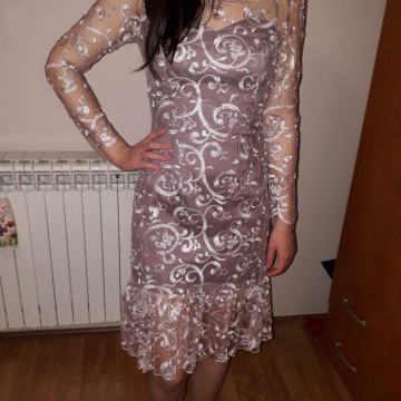 NOVA svečana čipkasta haljina